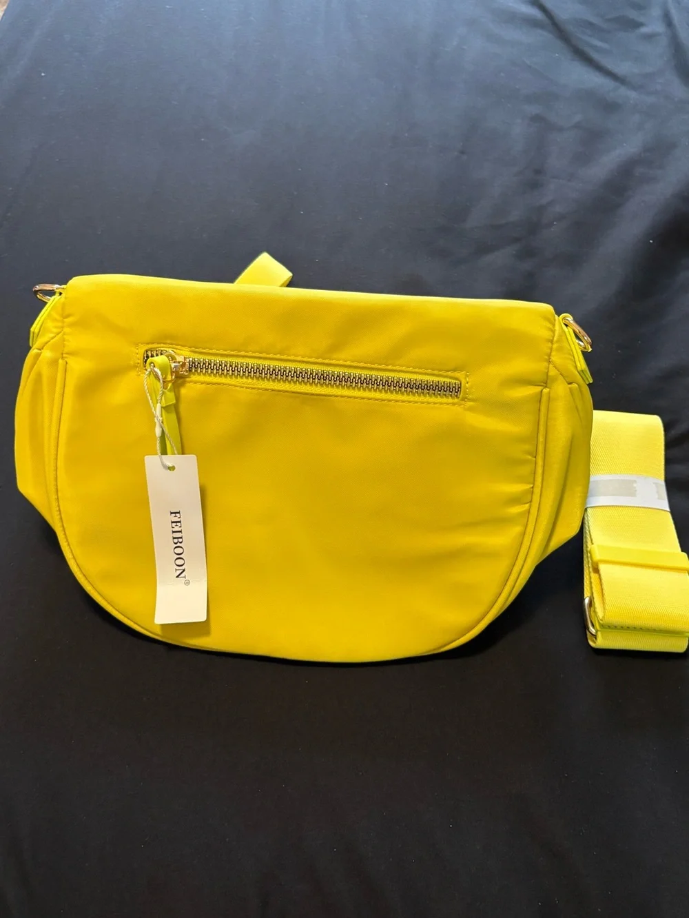 Yellow Women's Crossbody Belt Bag